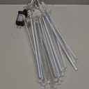 Flacchi Cool White 20 Tubes Meteor Shower Icicle Lights 480 LED Raindrop Lights with Timer Function Cascading Falling Rain Light for Holiday Party Christmas Decorations