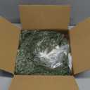 2 Pcs Artificial Christmas Snow Teardrop Swag, 28" Faux Glitter Snow Flocked Norfolk Pine Teardrop Door Swag, White Frosted Real Touch Pine Wreath Staircase Swags for Xmas Door Mantle Fireplace Decor