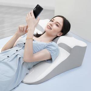 LiebKomfon Bed Wedge Pillow for Sleep Apnea, Acid Reflux & Snoring Relief