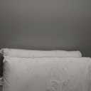 Calvin Klein Logo Extra Firm 20" x 36" King Size Set of 2 Bed Pillows for Sleeping, White