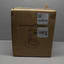 Adjustable Baby Shower Stand Support - Safety & Non-Slip Baby Bath Stand, Toddler Shower Stand for Infants 6-36 Months, Standing Bathtub Max 55 Lbs Capacity, Includes Shower Cap and Stool(Grey)