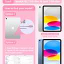 Case for iPad 11th Generation (A16 11-Inch 2025)/ iPad 10th Gen (10.9" 2022)- Durable Shockproof Lightweight EVA Kids Case with Screen Protector & 360 Rotating Hand Strap/Stand (Light Pink)