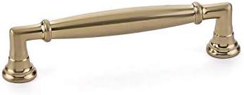 Emtek Westwood Pull Available in 4 Sizes and 6 Finishes - 86477US4 - (Center to Center 6") - Satin Brass (US4)