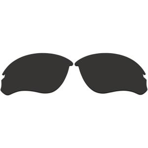 ACOMPATIBLE Replacement Lenses for Oakley Speed Jacket Sunglasses OO9228 (Black - Polarized)