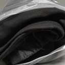 SOMTHRON Men's Casual Trench Coat Slim Fit Notched Collar Long Jacket Overcoat Single Breasted Pea Coat wih Pockets (X-Large, Black)