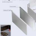Kitsure Shower Caddy - 2 Pack Adhesive Shower Organizer, Rustproof Metal Shelves, No-Drill Bathroom Organizers and Storage, Silver Grey, Large
