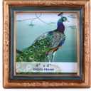 SIKOO 4x4 Vintage picture frames Antique Small Bronze Gold Picture frames Ornate Home Decor Antique Wall Decor Gallary Wall Mount and Tabletop Display