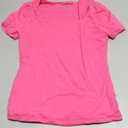 MANGOPOP Women's Square Neck Top Double Lined Short Sleeve Long Sleeve T Shirt Fitted Seamless Tee (Medium)