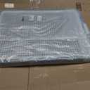 Mifoci 1 Pcs Dog Potty Tray, Mesh Puppy Training Pad, 25.6 x 18.9 Inch, Gray