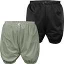 2Pack Adult Diaper Cover for Incontinence,Unisex Leak-Protection Pants Over Diapers Waterproof,Washable Adult Incontinence Briefs,Reusable Underwear for Men Women SuppliesM (Medium, Black&Gray)