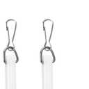 24 inch Curtain Pull Wand, White Curtain Pull Rod with Hook, Drapery Pull Wand for Easier Opening and Back - 2 Pack