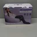 Gifts for Dad Mom Men Women Christmas Mothers Day, Fathers Day, Air Compression Massager with Heat for Foot, Leg, Calf, Thigh, Knee, Helpful for Varicose Veins, Muscle Fatigue, Cramps, Swelling, Edema (Navy Black)