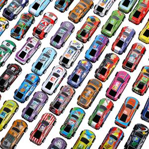 Vinsot 60 Pcs Pull Back Cars, Mini Die Cast Race Cars Vehicles Bulk, Favors Car, Treasure Box Goodie Bag Stuffers, Birthday Gift(Stylish)