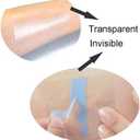 4 x Clear Boob Lift Tape Bra Breast Tape, Invisible Breast Lift Tape Boobtape for Large Breasts Body Boob Tape for Strapless Dress with 5 Pairs Nipple Covers