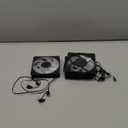 ARCTIC P12 Pro A-RGB - 3 Pack - Powerful Premium Fan, 120 mm PWM Fan with Y-Cable Splitter, 600-3000 RPM, 0 RPM <5% PWM, 5V Digital RGB, Fluid Dynamic Bearing, 4-Pin - Black