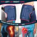 Magic Gel Extra Large Hip Ice Pack Wrap - Reusable Cold Pack for Hip Bursitis, Hip Replacement Surgery and Hip Flexor Pain. Hip ice wrap for Inflammation, Swelling and Hip Pain Relief