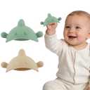 4 x Chuya Baby Teething Mittens 0 3 6 12 18 Months | Soft Silicone Chewable Gloves for Gum Pain Relief, Infant Sensory Toy, Newborn Gift for Boys & Girls