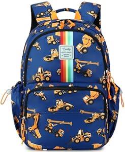 CAMTOP Preschool Backpack for Kids Boys Girls Toddler Backpack Kindergarten School Bookbags with Lunch Pocket for Age 3-8