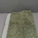 OLANLY Bathroom Rugs 30x20, Extra Soft Absorbent Chenille Bath Rugs, Rubber Backing Quick Dry, Machine Washable Bath Mats for Bathroom Floor, Tub and Shower, Home Decor Accessories, Sage Green
