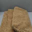 MIULEE Pack of 2 Throw Pillow Covers 20x20 Inch Neutral Camel Faux Fur Decorative Sherpa Pillow Covers Fuzzy Accent Soft Sheepskin Fleece Cushion Cases for Boho Home Decor Couch Living Room Bed