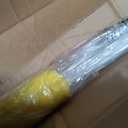 3 Pieces Long Handle Sponge 22.4'' Back Sponge on a Stick Body Brush Handled Washer Scrubber for Foot Body Limited Motion(Yellow)