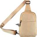 LLi Cufite Mini Sling Bag Waterproof Crossbody Chest Bag, Small Crossbody Casual Trendy Travel Phone Bag for Men Women