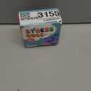 Fidget Toy Stress Cube 4 Pack, Cube Squishies Anxiety Stress Relief with Thick Substance,Fidgets for Classroom,Stress Balls for Adults Kids Children Teens