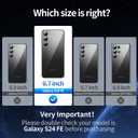 Camera Stand Case for Galaxy S24 FE, [Compatible with MagSafe][Lens Cover] 2024 Version Military Grade Protective Soft Case for Samsung Galaxy S24 FE 6.7" Men Women, Blue