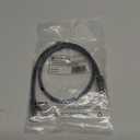 Monoprice Cat6 2ft Black Patch Cable UTP 24AWG 550MHz Pure Bare Copper Snagless RJ45 Flexboot Series Ethernet Cable
