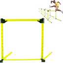 Adjustable Hurdles with Scale - Detachable Agility Training Equipment for Track, Soccer & Football, Indoor & Outdoor Use, Ideal for Athletic Jumping & Speed Drills