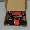 No Pull Dog Harness Adjustable Reflective Oxford Easy Control Medium Large Dog Harness with A Free Heavy Duty 5ft Dog Leash(Red, L)