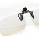 Riwissipa Reading Glasses Clip On Magnifiers for Eyeglasses Adjustable PD Glasses Magnifiers Blue Light Blocking Lenses Readers for Women Men (White, 2.5x)