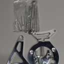 A-Premium Polished Aluminum Alternator & Power Steering Bracket Kit Compatible with 1982-1992 Ford Small Block 302 5.0L V8 Engines