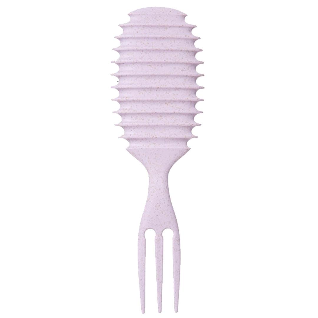 27x7.9x4.2cm Air Cushion Hair Brush, Curly Hair Styling Comb, Detangling Hair Brush, Scalp Massage Hair Comb, Ergonomic Hair Brush for Travel, Lightweight Hair Styling Comb, Gentle Hair Detangler (Violet)