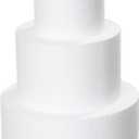 3 Tiers 4" 6" 8" Round Styrofoam Cake Dummies Set 12 Inch Tall White Fake Cake, Dummy Cake for Wedding Cake Supplies Decorating Birthday, Baby Shower Display