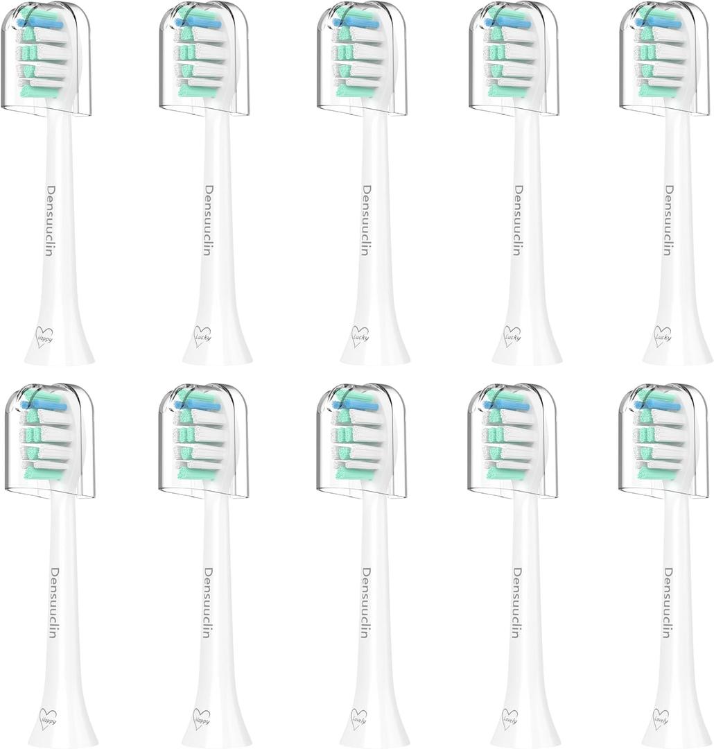 Replacement Toothbrush Heads for Philips Sonicare Replacement Heads, Replacement Brush Head Compatible with Phillips Sonicare Electric Toothbrush, 10 Pack