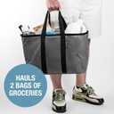 CleverMade EcoBasket Collapsible Grocery Tote, 30L Structured Tote Bag
Load Groceries Without the Bag Collapsing | The Structured Frame Stays Open, Then Folds to 1 Inch for Compact Trunk Storage