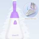 Travel Pill Organizer, 7 Compartments Portable Pill Box with Moisture-Proof Desiccant & Portable Handle, Small Pill Case for Daily Vitamins, Medicine