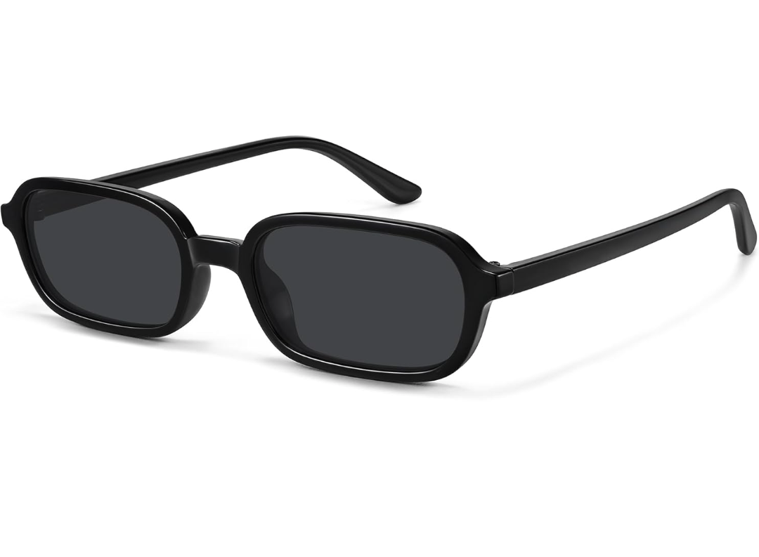 WOWSUN Retro Rectangle Sunglasses Womens Small Trendy 90s Sun Glasses Sunnies UV400 Protection