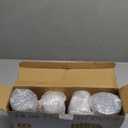 N9R 72PCS Gold Plastic Cups, 12OZ Clear Plastic Cups with Gold Rim, Disposable Cups Perfect for Parties, Wedding and Birthday