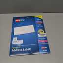 Avery Easy Peel Printable Address Labels with Sure Feed, 1" x 2-5/8" Customizable Stickers, White, 300 Blank Mailing Labels, Great for Mailing, Shipping, and More (18160)