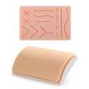 Ultrassist Durable Suture Practice Pad Medical and Veterinary Students, Suture Pad Includes14 Pre-Cut Wounds with Rip-Resistant Mesh, Tear-Resistant, Design for Training Only