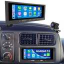 Car Radio for Dodge Ram 1500/2500/3500 1994–2002, Jeep Wrangler 1997-2002, Grand Cherokee 1993-1998, Dakota 1987-2000, Caravan 1984-2000, 6.86" Touchscreen Stereo Carplay Android Auto GPS FM BT Camera