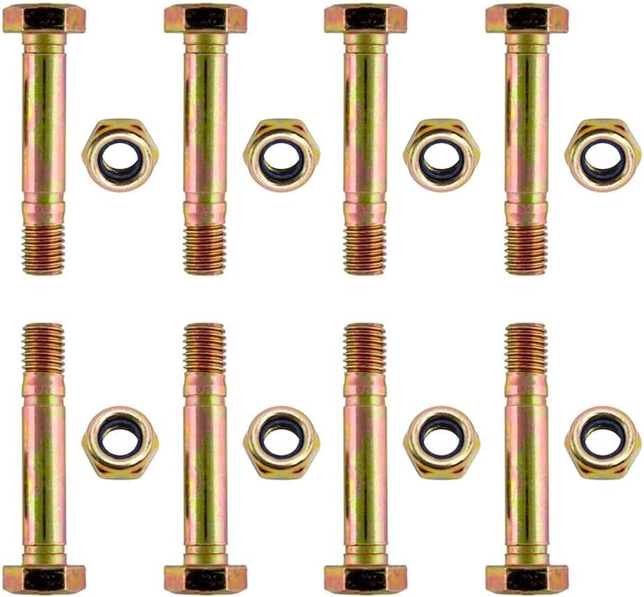 707555 Replacement Shear Pin Kit for Briggs & Stratton Auger 1696574-01 - C950-10329-0, Compatible with Craftsman 9.5 TP 24" Dual Stage Snowthrower (8 Pack 707555)