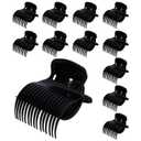 Hair Curler Clips - 12 Pcs Versatile Roller Clips for Effortless Curls and Waves