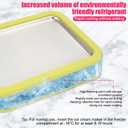 Rolled Ice Cream Maker - Instant Freeze Plate with 2 Scrapers, Food-Grade Stainless Steel Ice Cream Machine for Frozen Yoghurt, Rolled Ice Cream, Gelato, Soft Serve (White)