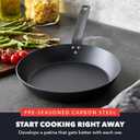 GreenPan x Bobby Flay 10" Carbon Steel Frying Pan Skillet, Pre-Seasoned Ready to Use, Nontoxic, PFAS-Free, Induction Compatible, High Heat & Oven Safe Durable Cookware, Cast Iron Alternative