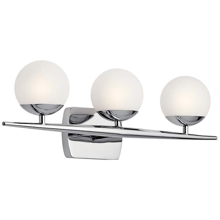 Kichler Jasper 24 1/2" Wide Chrome 3-Light Bath Light