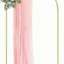 Arch Backdrop Stand, 7.2FT Metal Arch Backdrop Set, Sturdy Balloon Garland Stand for Wedding, Party, Photo Booth, Ceremony, Birthday, Graduation Decorations