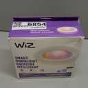 WiZ Connected Retrofit Recessed Downlight, 1150 Lumens, 6 Inch Matter Compatible LED Color Changing Lights, Motion Recessed Lighting ,Connects to your Wi-Fi, 1 Pack